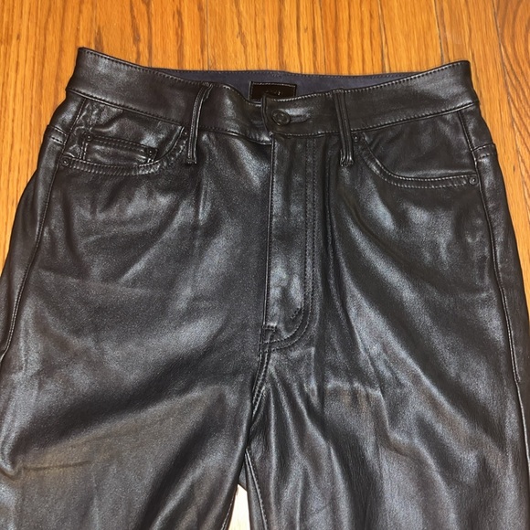 MOTHER The Swooner faux leather pants in “Captured” size 27 - Picture 6 of 12
